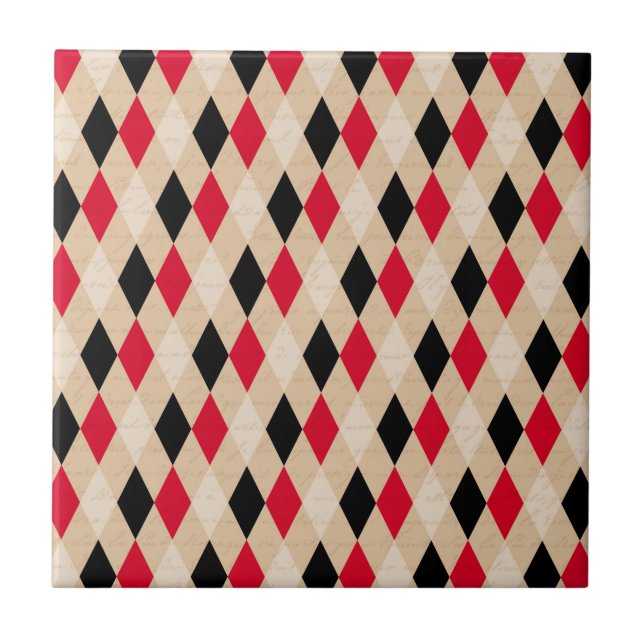 Azulejo Impresiones del país de las maravillas (Frente)