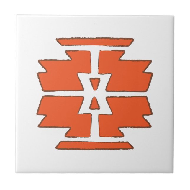 Azulejo Imprimir - Diseño del Suroeste de la India (Frente)