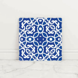 Azulejo Indigo Heritage Classic Portuguese Geometric