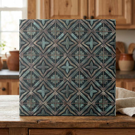 Azulejo Industrial Patina Geometric #4 ID1227