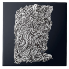 Azulejo Innerbeastman, dibujo de tinta