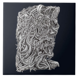 Azulejo Innerbeastman, dibujo de tinta