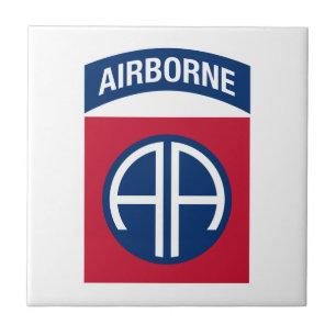 Azulejo Insignia de la 82ª División Aerotransportada Veter