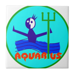 Azulejo Insignia del acuario