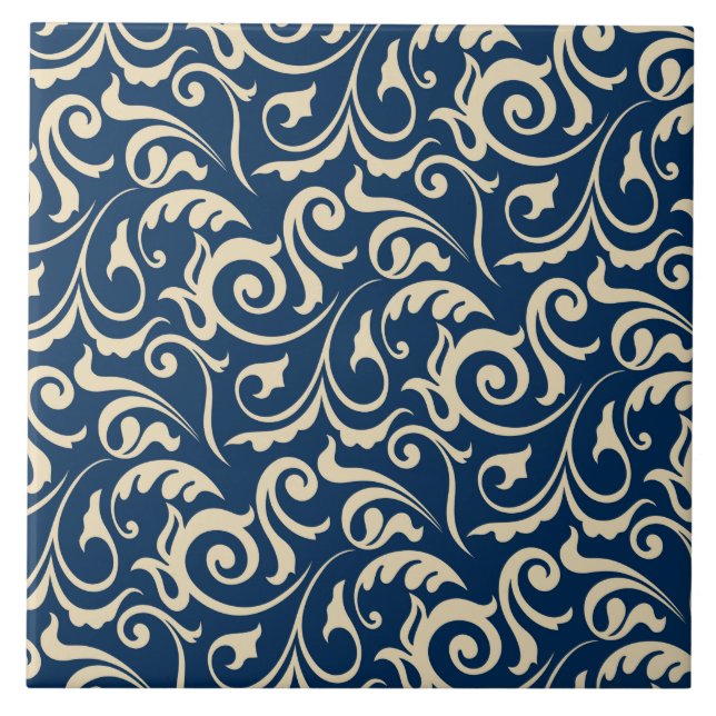 Azulejo Inspiración de motivos persas (Frente)