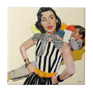 Azulejo Insulted de señora Was