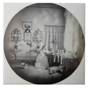 Azulejo Interior de la casa de Muckross, c.1865 (impresió