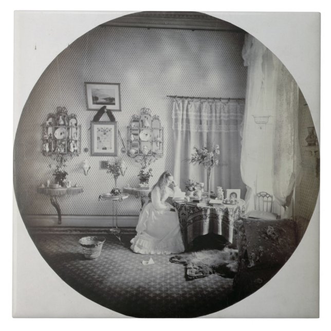 Azulejo Interior de la casa de Muckross, c.1865 (impresión (Frente)