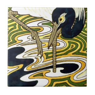 Azulejo Interpretación del mosaico de Crane y Columbine N