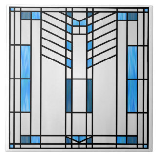 Azulejo Interpretación Nº 1 del estilo escolar de Prairie