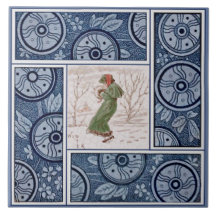 Invierno de Kate Greenaway para T&R Boote Repro 18