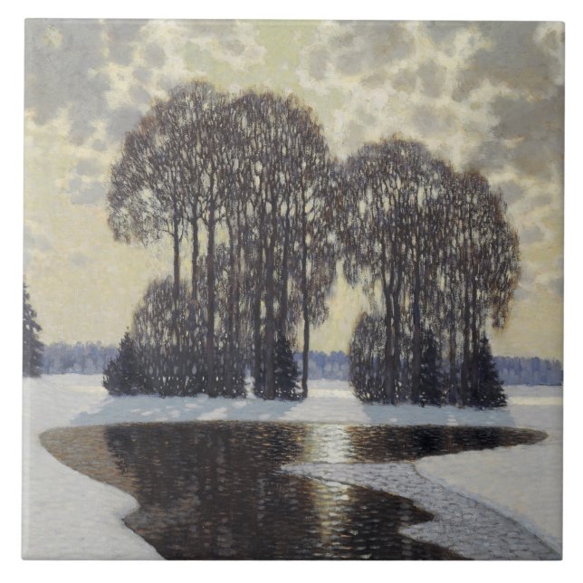 Azulejo Invierno (de Vilhelms Purvitis) (Frente)