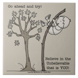 Azulejo Ir adelante e intentar