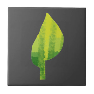 Azulejo Ir diseño ecológico ecológico de la hoja de diseño