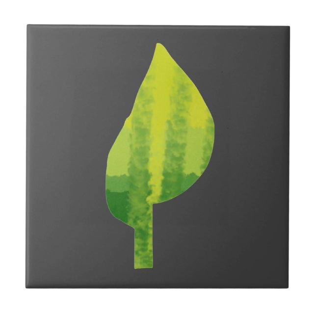 Azulejo Ir diseño ecológico ecológico de la hoja de diseño (Frente)