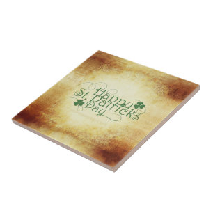 Azulejo Iris de vacaciones feliz Día de San Patricio de Sl