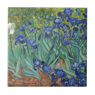 Azulejo Irises de Van Gogh