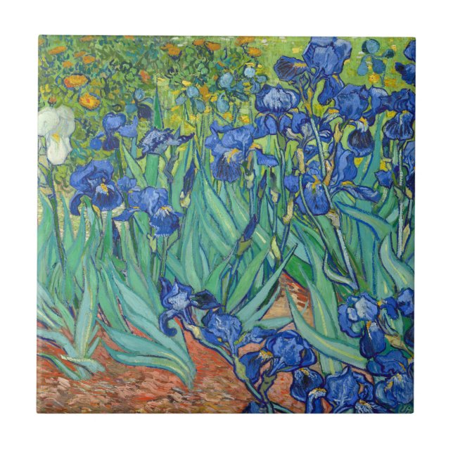 Azulejo Irises de Van Gogh (Frente)