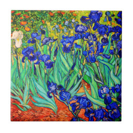 Azulejo Irises de Vincent Van Gogh