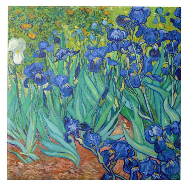 Azulejo Irises, Vincent van Gogh (Frente)