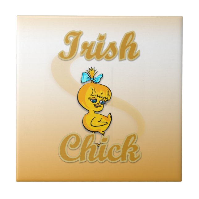 Azulejo Irish Chick (Frente)