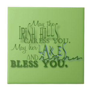 Azulejo Irish Hills Blessing