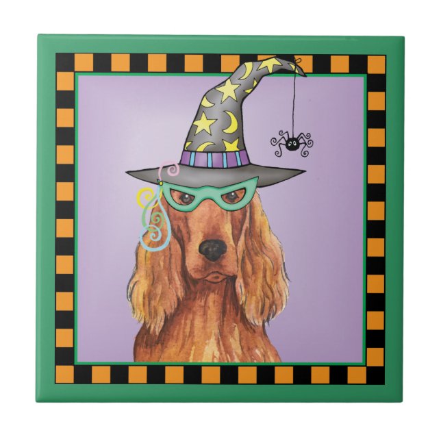 Azulejo Irlandés Setter Witch (Frente)