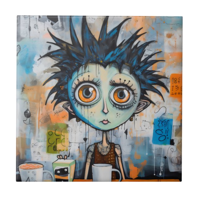 Azulejo Isak Inkwell pronuncio de la mañana del lunes (Frente)