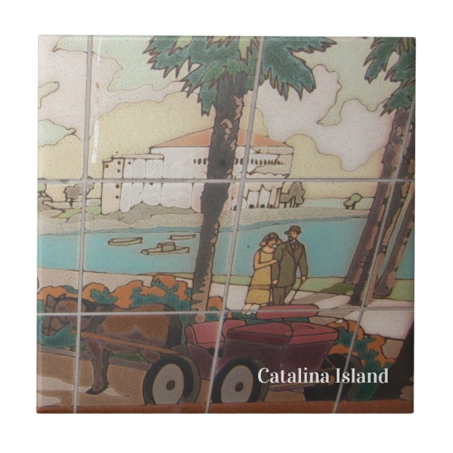 AZULEJO ISLA CATALINA CERAMIC TILE CASINO STROLL (Frente)