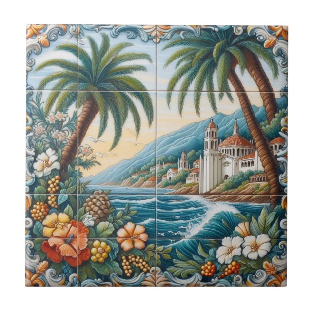 Azulejo Isla Catalina Tile decorativo-1 (Frente)