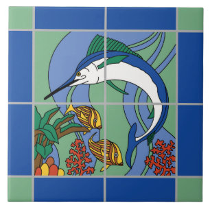 Azulejo Isla Catalina Vieja Marlin Tile