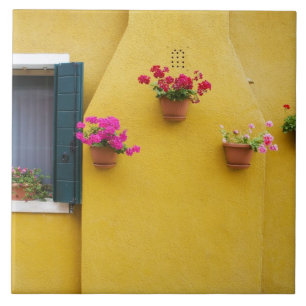 Azulejo Isla de Burano, Burano, Italia. Burano 3 colorido