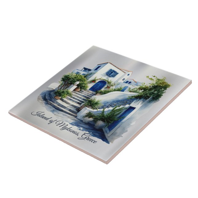 Azulejo Isla de Mykonos, Grecia (Lado)