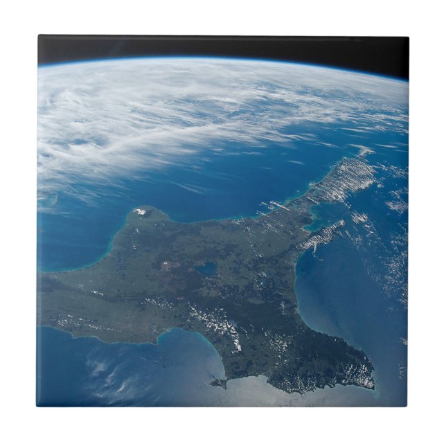 Azulejo Isla del Norte de Nueva Zelanda. (Frente)