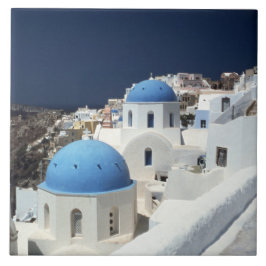 Azulejo Isla Santoirini Grecia Cerámica Tile