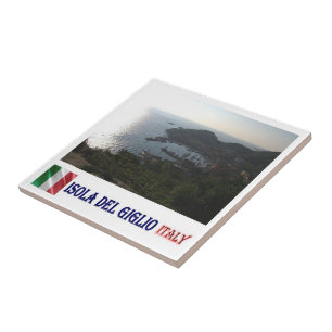 Azulejo ISLA TSC119 GIGLIO, Puerto, Toscana,