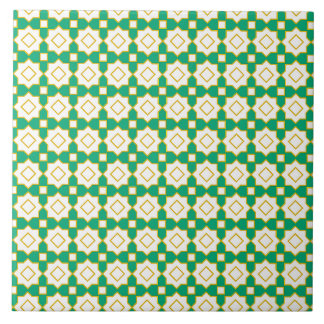 Azulejo Islamic geometric pattern tile