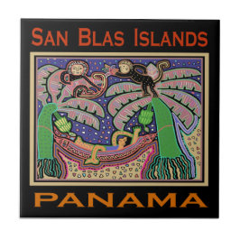 Azulejo Islas San Blas Panamá Mola