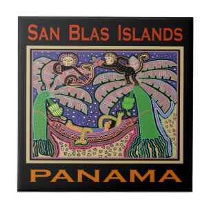 Azulejo Islas San Blas Panamá Mola