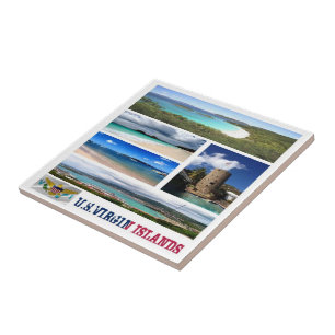 Azulejo ISLAS VIRGINAS zVI004, Mosaic, América,