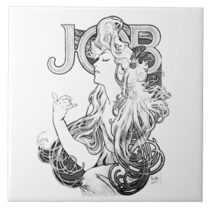 Azulejo ISOGS de Alphonse Mucha JOB