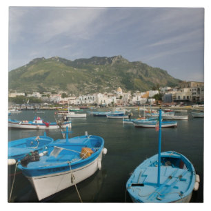 Azulejo ITALIA, Campania, (Bahía de Nápoles), ISCHIA, FORI