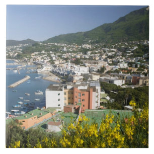 Azulejo ITALIA, Campania, (Bahía de Nápoles), ISCHIA, LACC