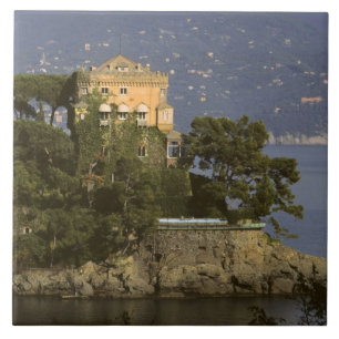 Azulejo Italia, Portofino. Vida pintoresca en la