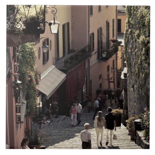 Azulejo Italia, provincia de Como, Bellagio. Salita 2 (Frente)