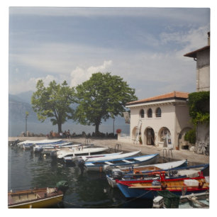 Azulejo Italia, provincia de Verona, Malcesine. Cassone an
