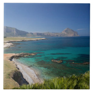 Azulejo Italia, Sicilia, San Vito Lo Capo, vista del Golfo