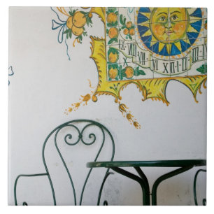 Azulejo ITALIA, Sicilia, TAORMINA: Bam, detalle de Café Ba