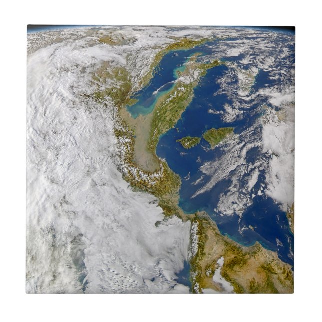 Azulejo Italia Y El Mar Adriático. (Frente)