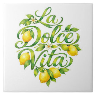Azulejo Italian Ceramic Lemon La Dolce Vita